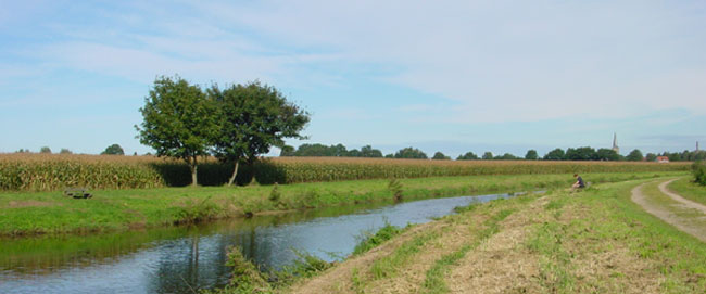 rivier de vechte richting Schuttedorf