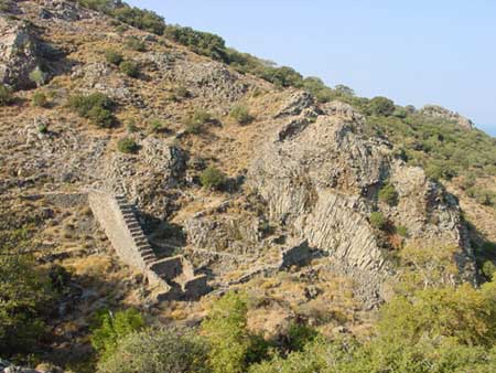 ruine van oude molen