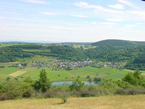 Meerfelder Maar vanaf Landesblick