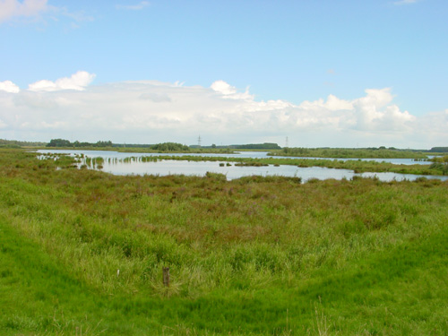 het water vanaf de andere kant