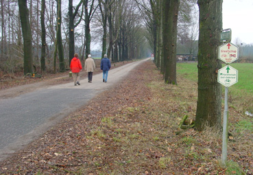 Op pad in de winter